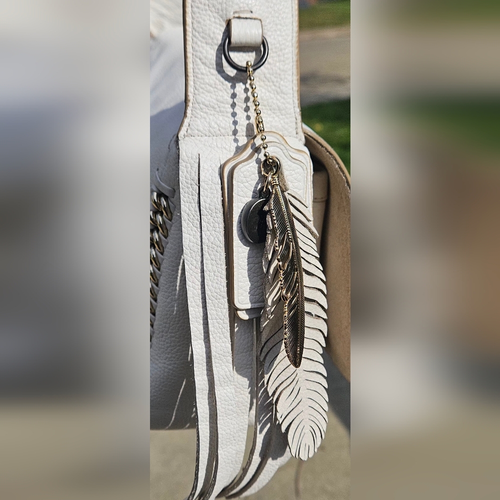 Coach Dakota Whiplash Fringe Crossbody - Picture 3 of 12